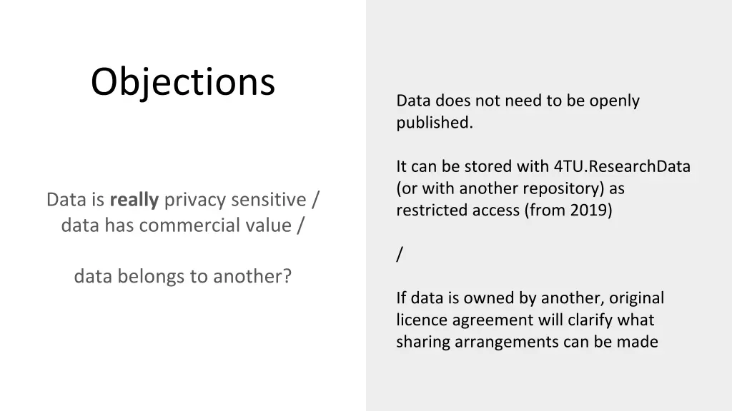 objections 1