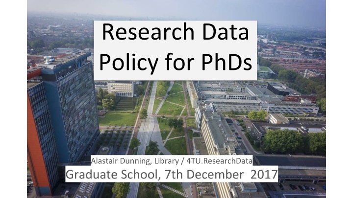 research data policy for phds