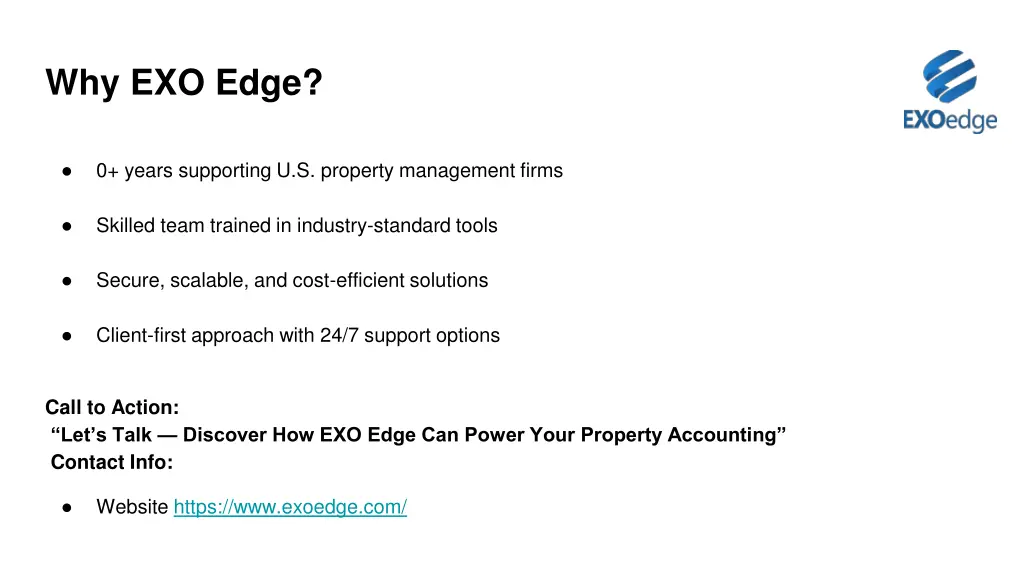 why exo edge