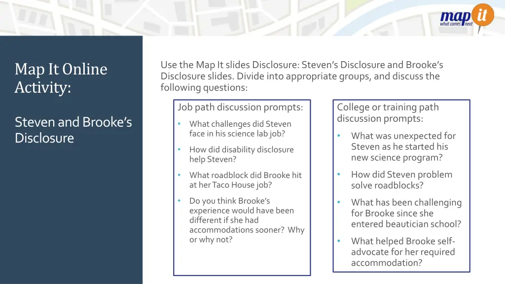 map it online activity 2