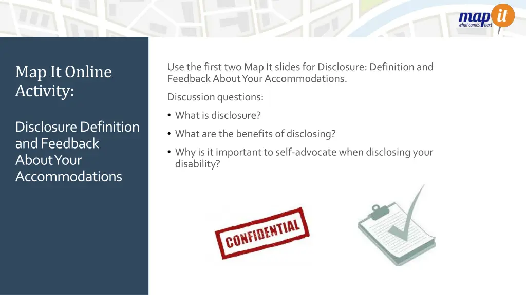 map it online activity