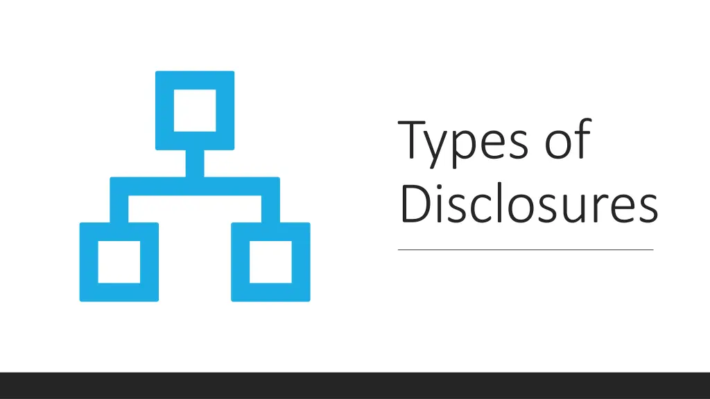 types of disclosures