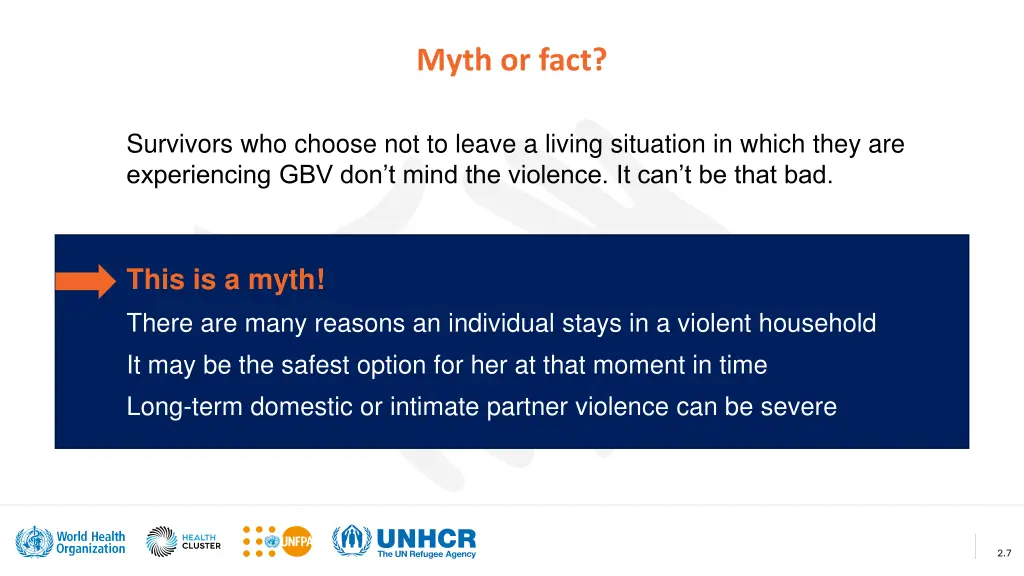 myth or fact 2