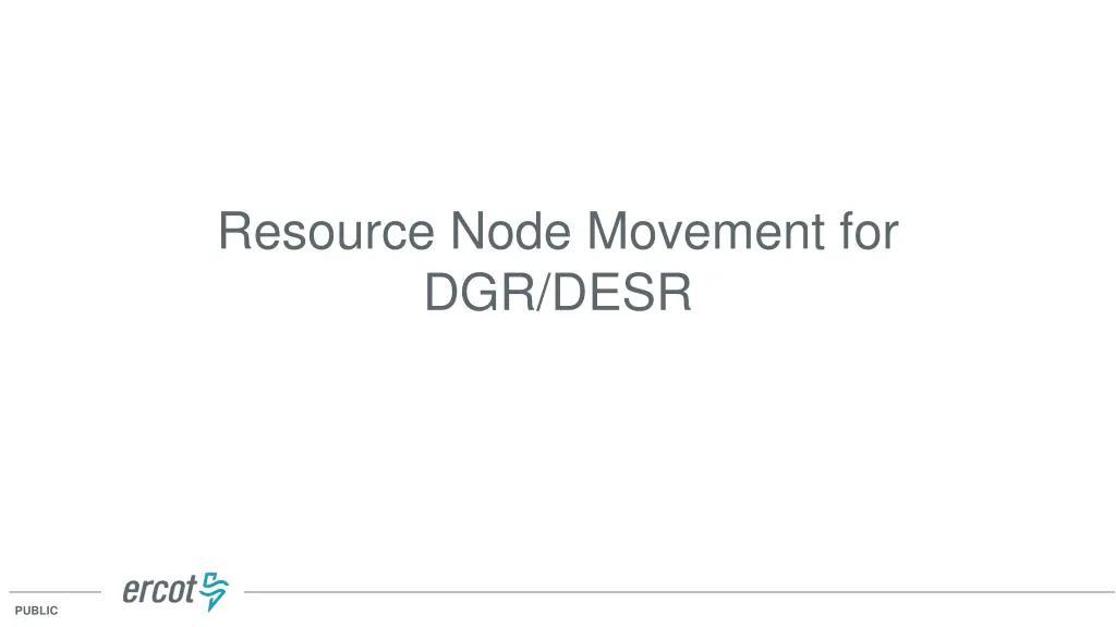 resource node movement for dgr desr