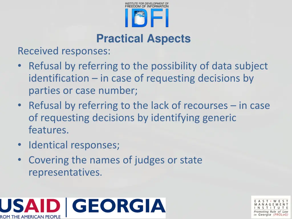 practical aspects 1