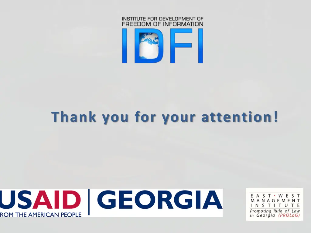 thank you for your attention