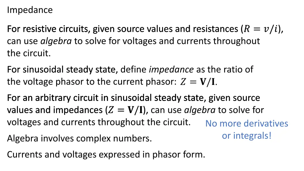 impedance