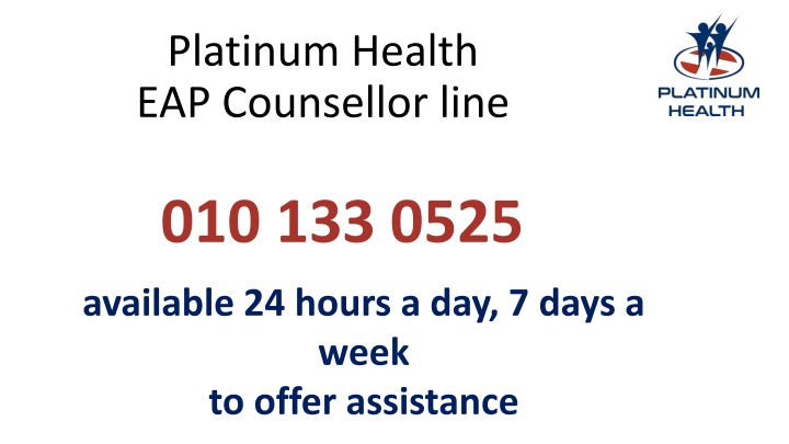 platinum health eap counsellor line