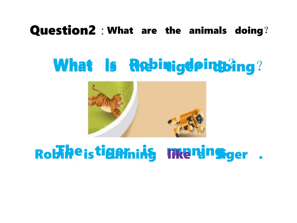 question2 what are the animals doing 2