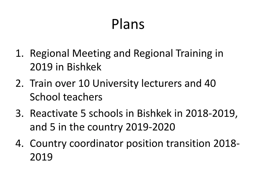 plans
