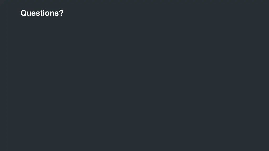 questions