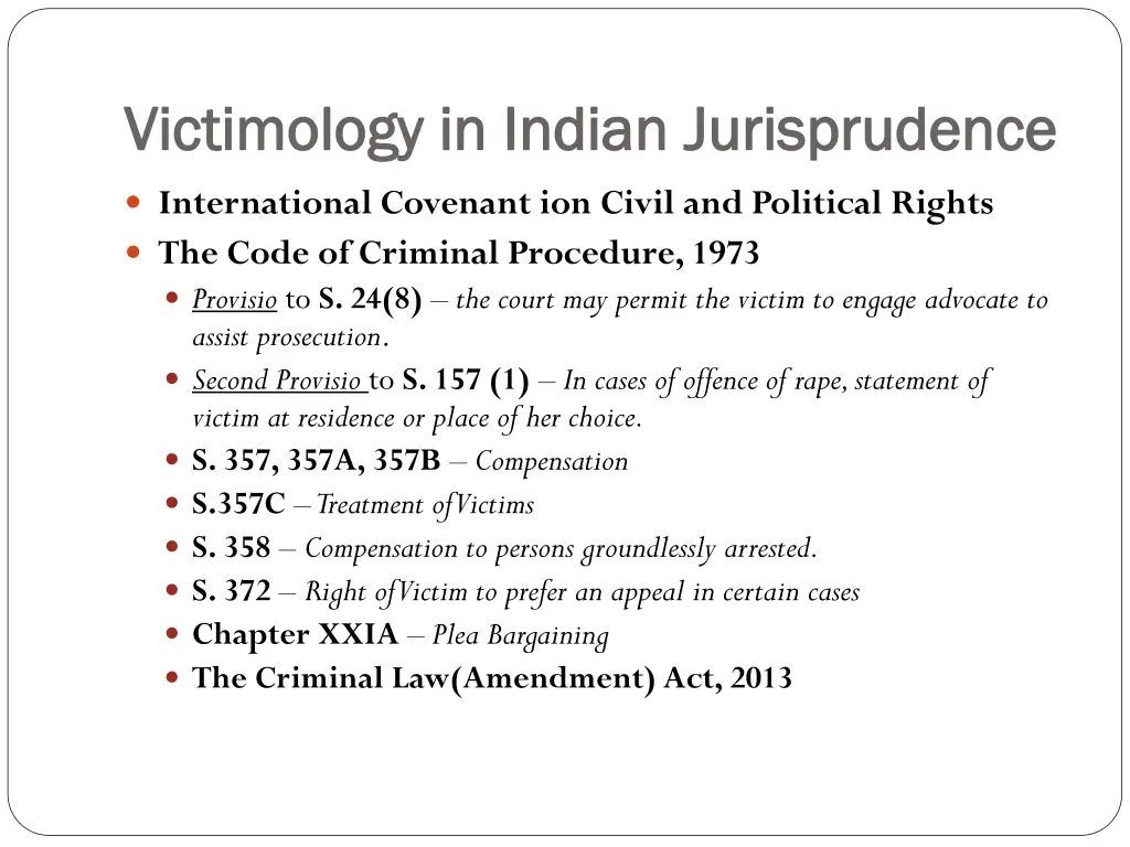 victimology in indian jurisprudence victimology 1