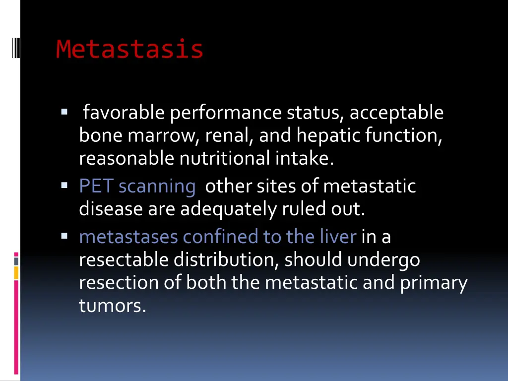 metastasis