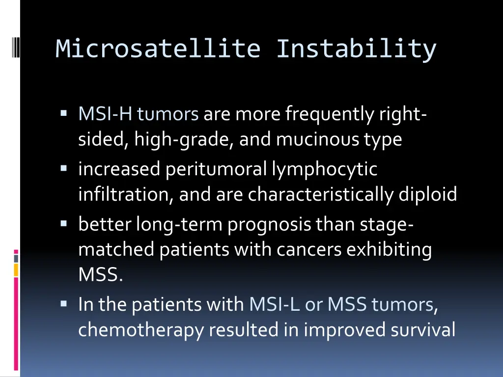 microsatellite instability