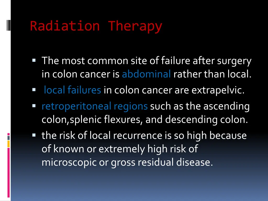 radiation therapy