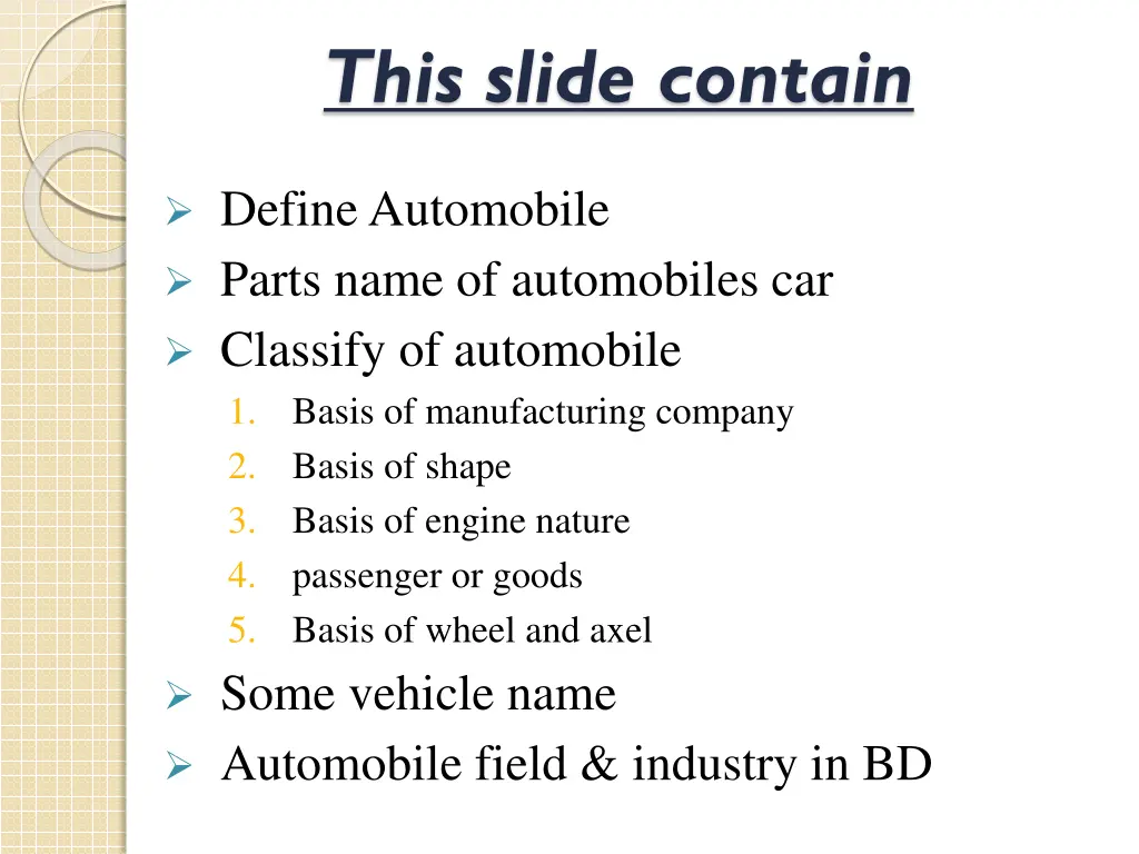 this slide contain