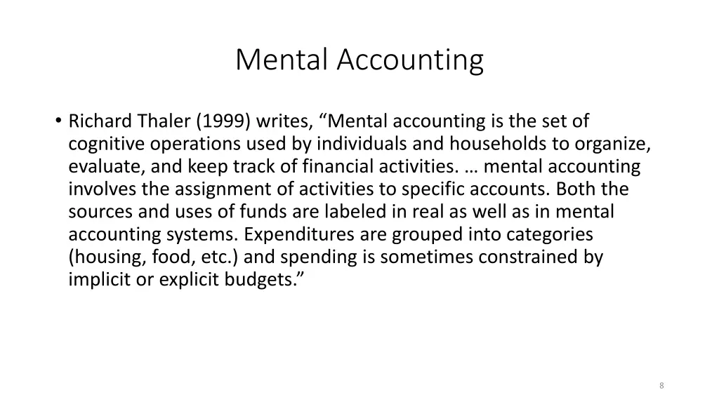 mental accounting 1