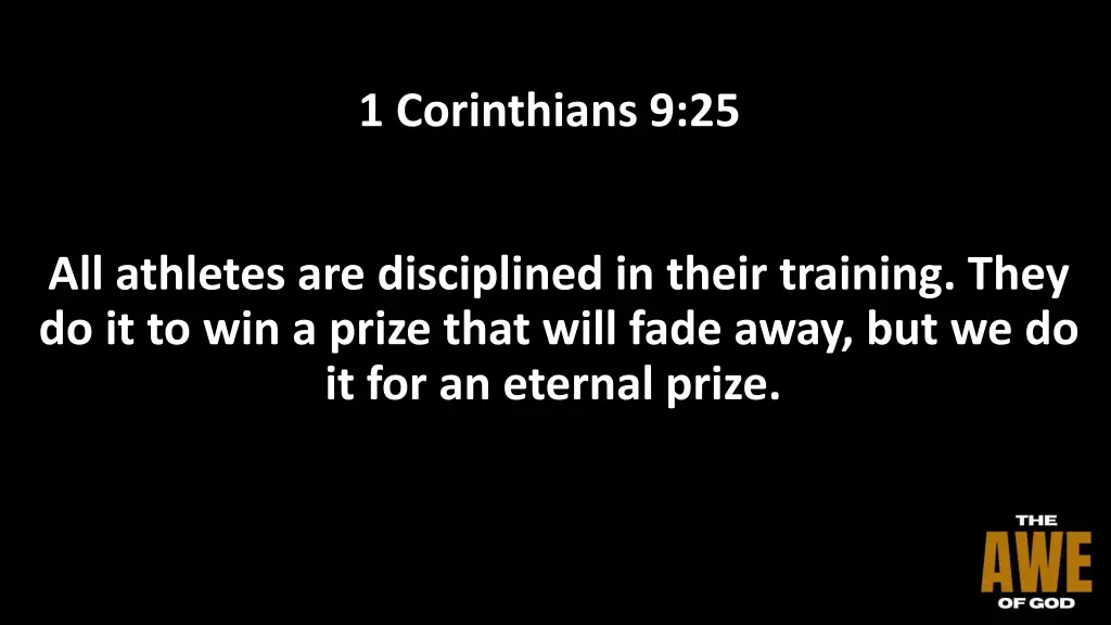1 corinthians 9 25