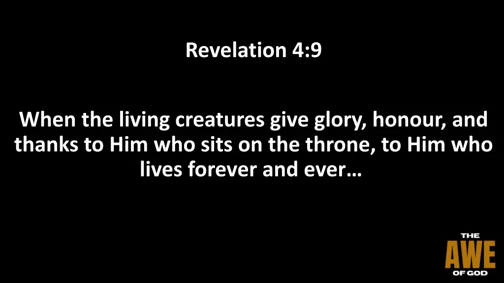 revelation 4 9