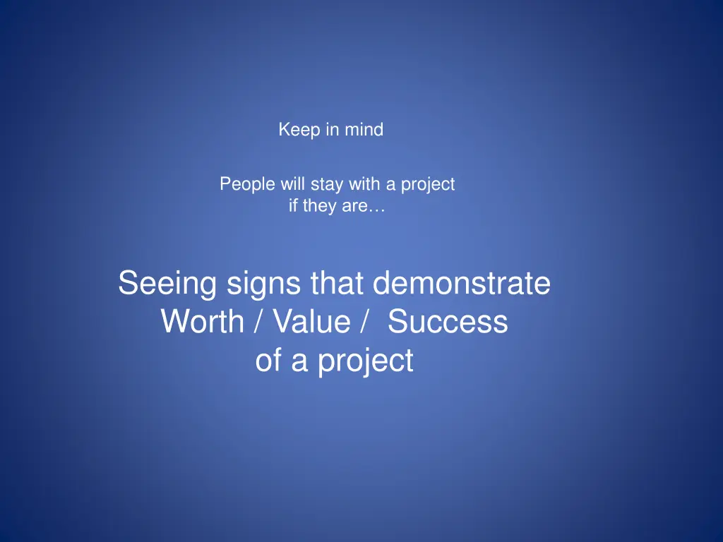 keep in mind
