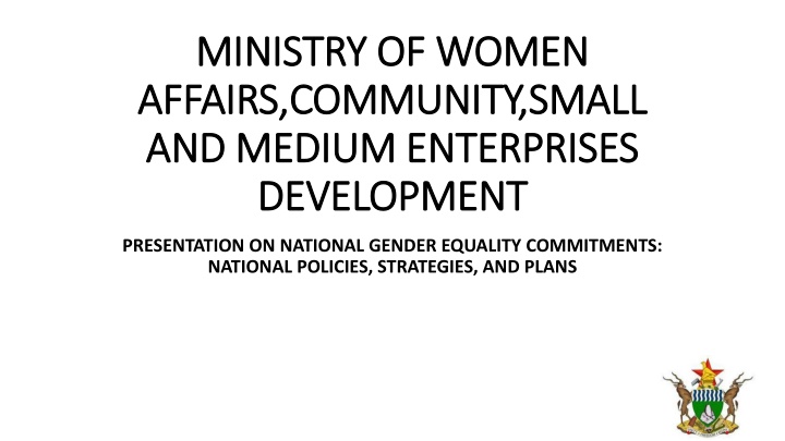 ministry of women ministry of women affairs
