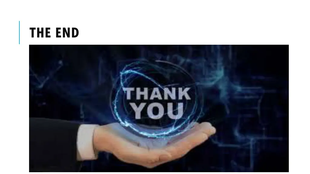 the end