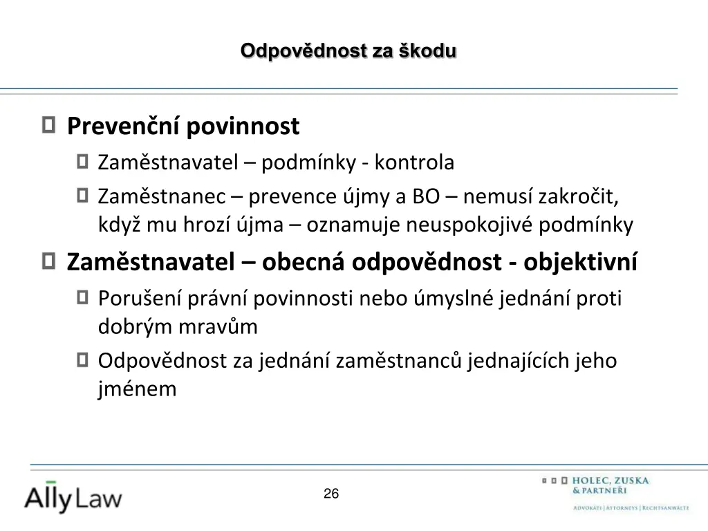 odpov dnost za kodu 1