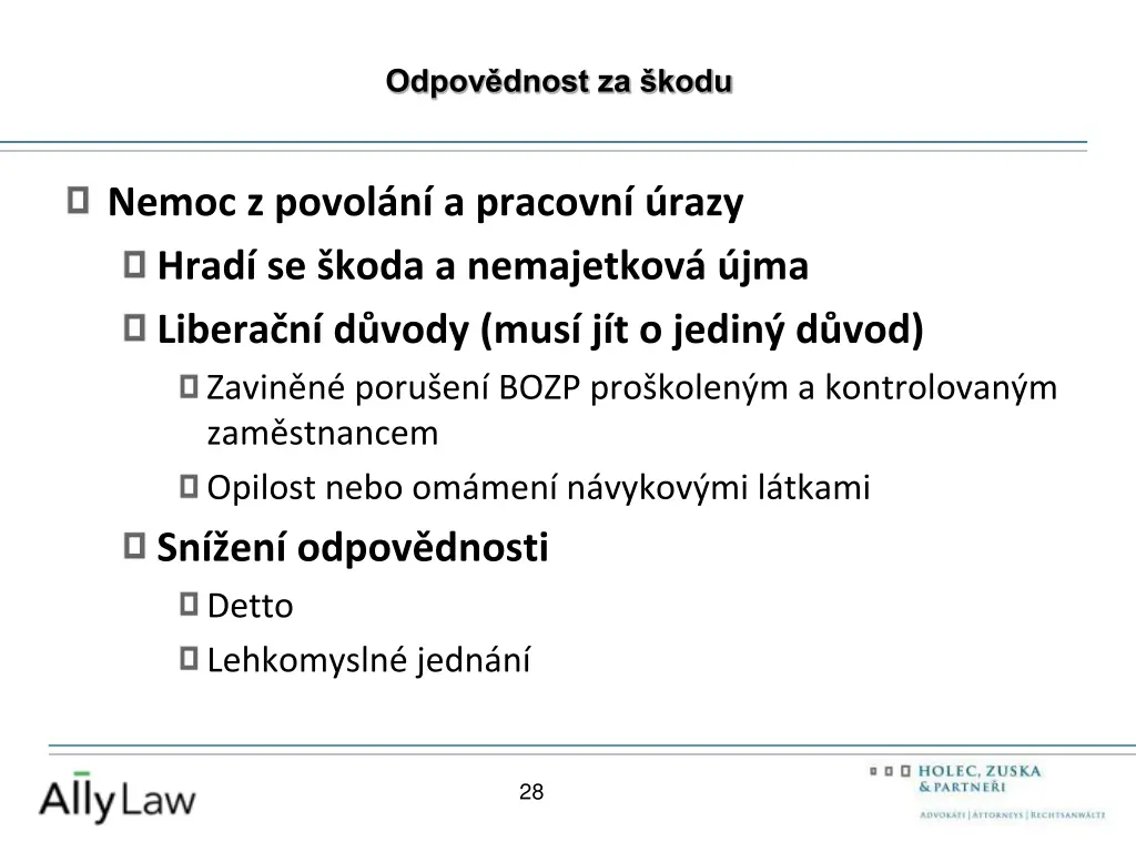 odpov dnost za kodu 3