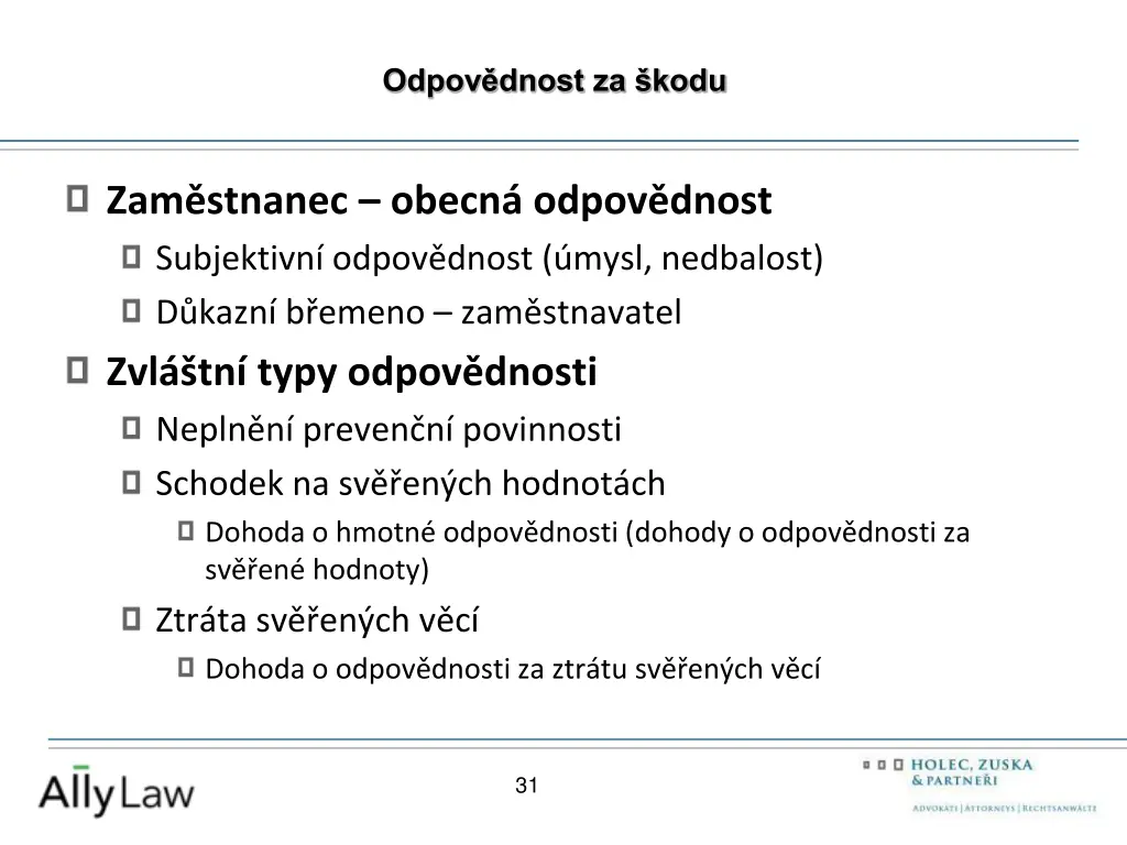 odpov dnost za kodu 6