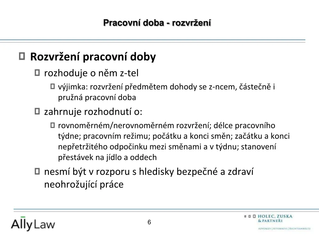 pracovn doba rozvr en 1