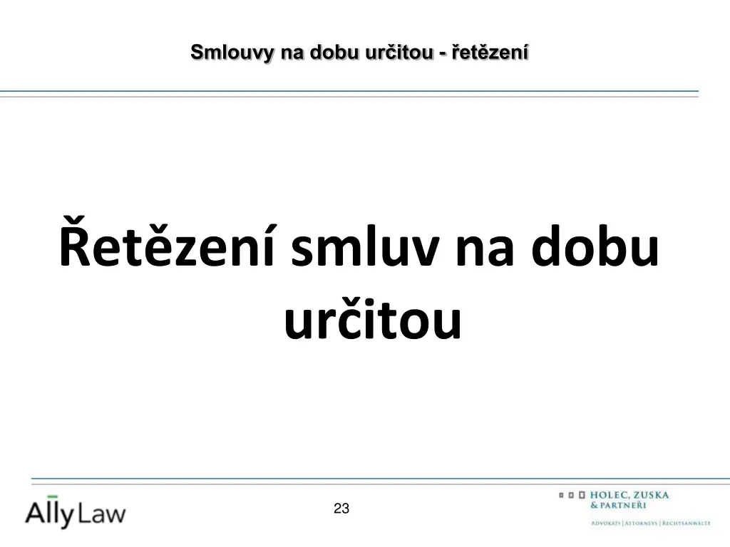 smlouvy na dobu ur itou et zen