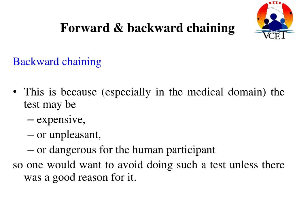 forward backward chaining 2