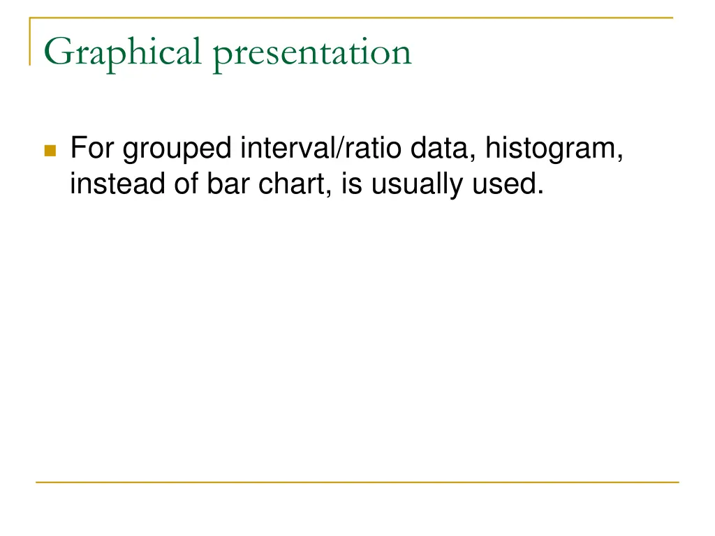 graphical presentation
