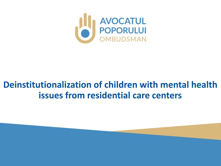 deinstitutionalization of children with mental