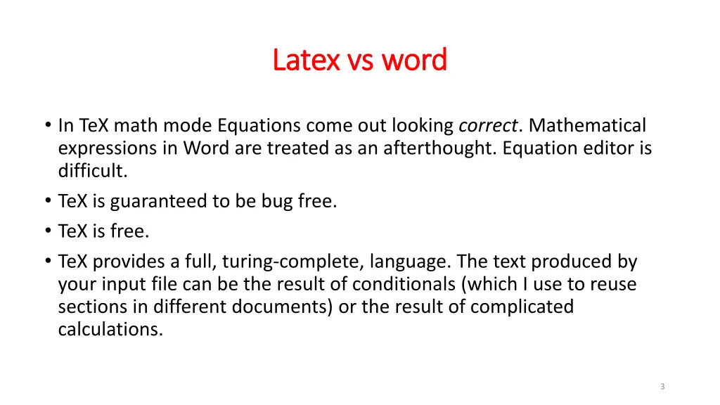latex latex vs vs word