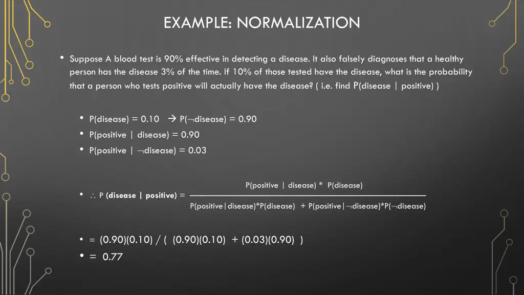 example normalization