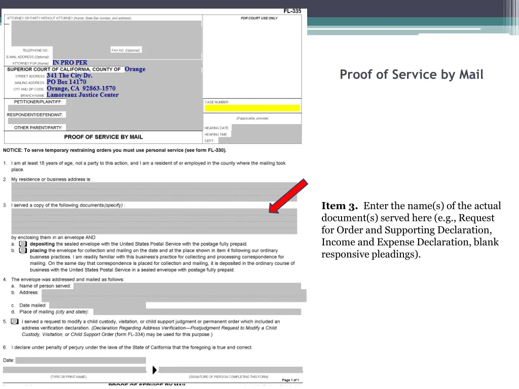 proof of service by mail 5