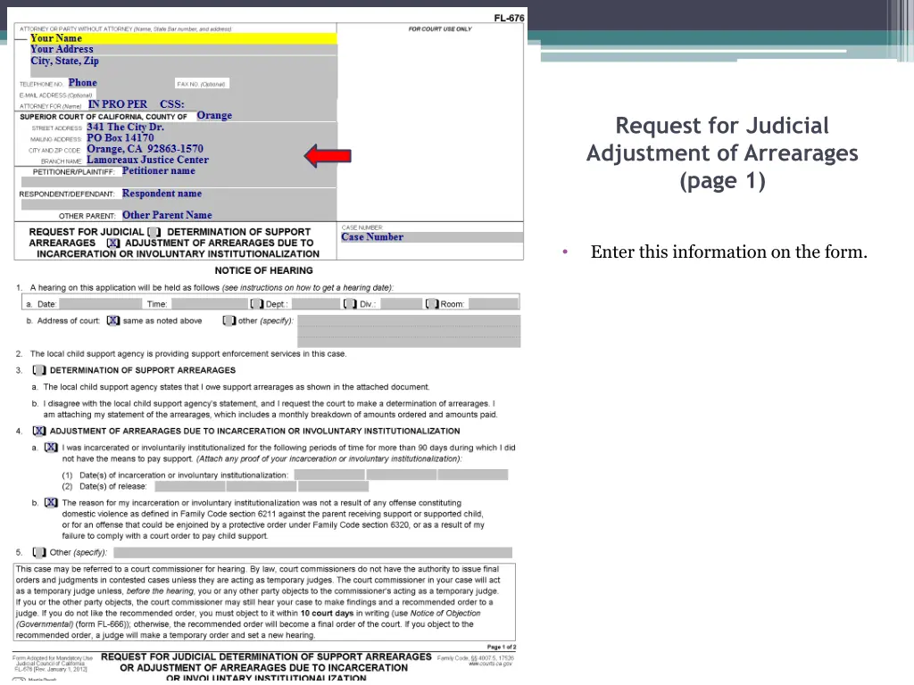 request for judicial adjustment of arrearages 2