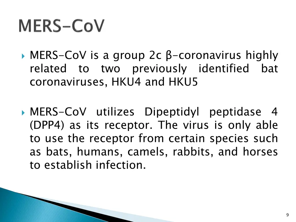 mers cov is a group 2c coronavirus highly related