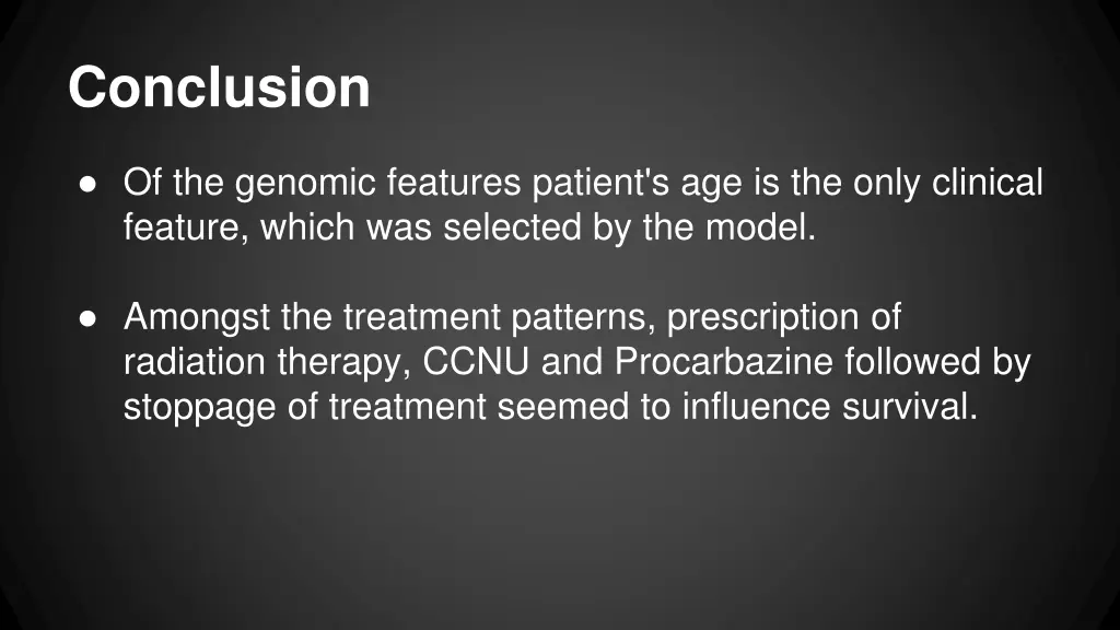 conclusion
