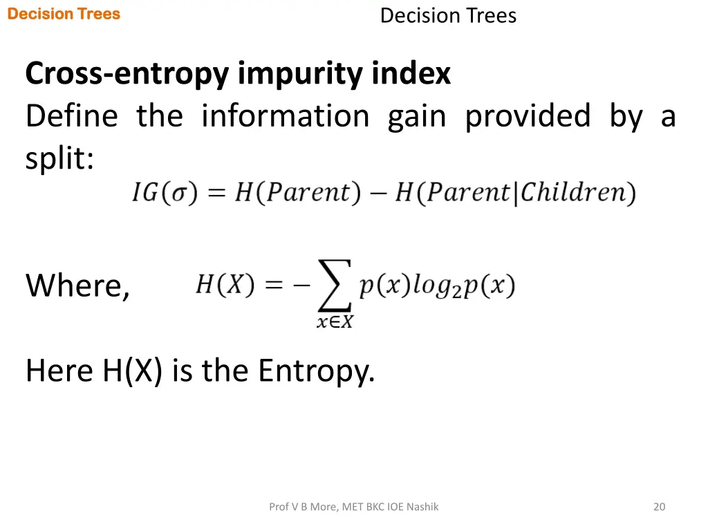 decision trees decision trees 18