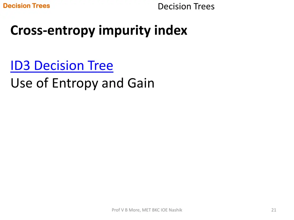 decision trees decision trees 19