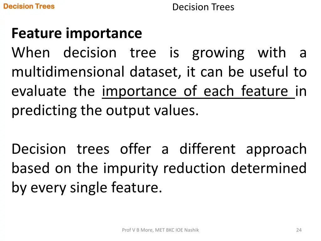 decision trees decision trees 22