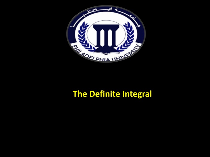 the definite integral