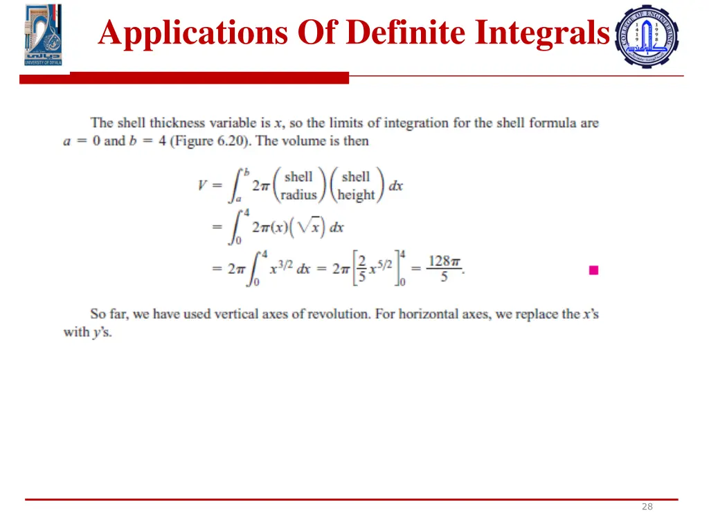 applications of definite integrals 4