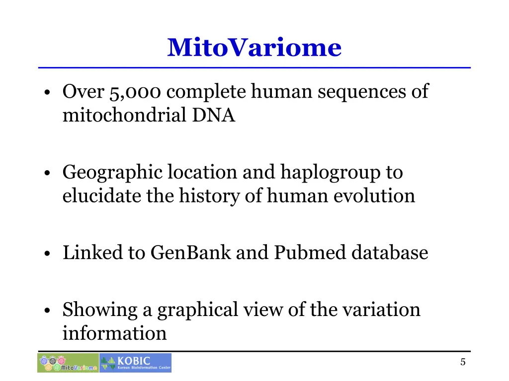 mitovariome