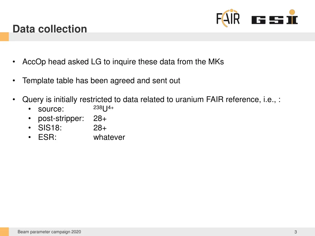 data collection