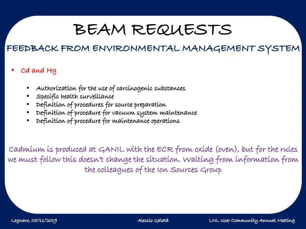 beam requests beam requests feedback from