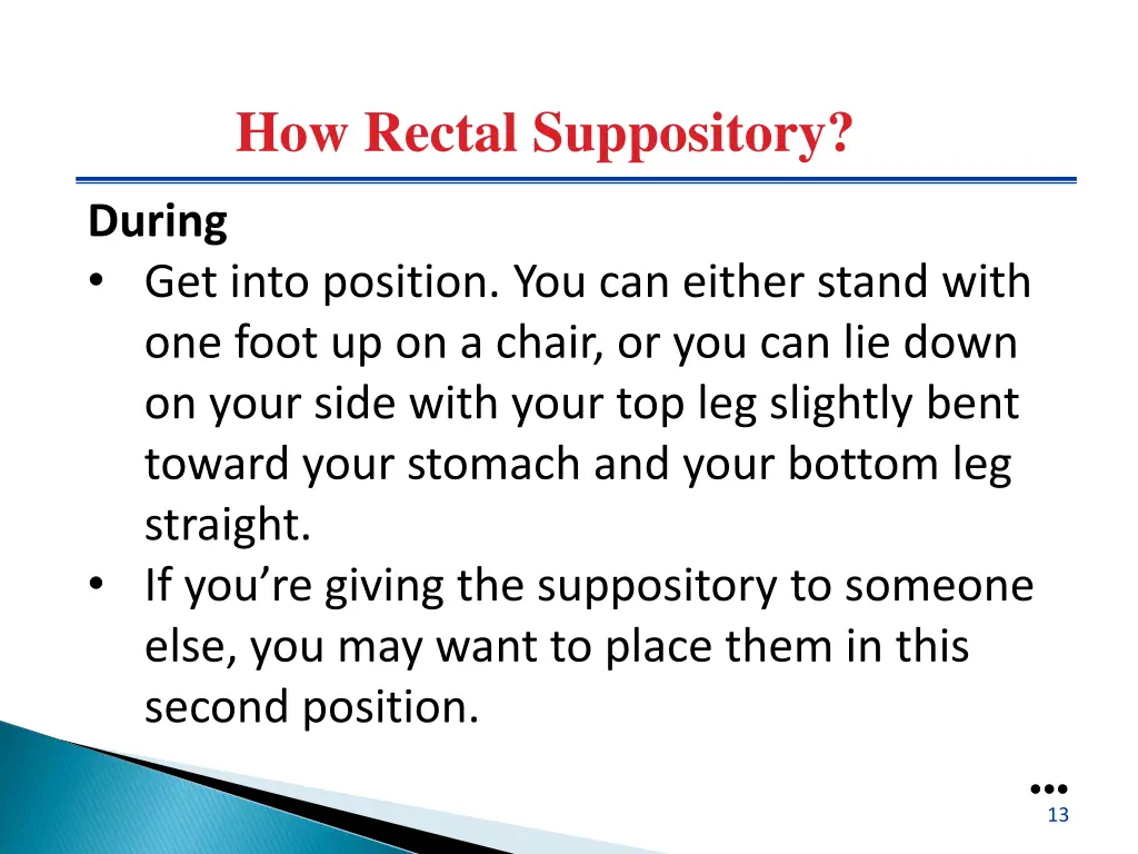 how rectal suppository 4