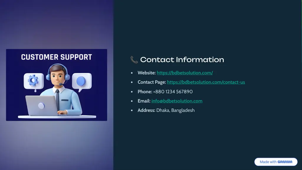 contact information